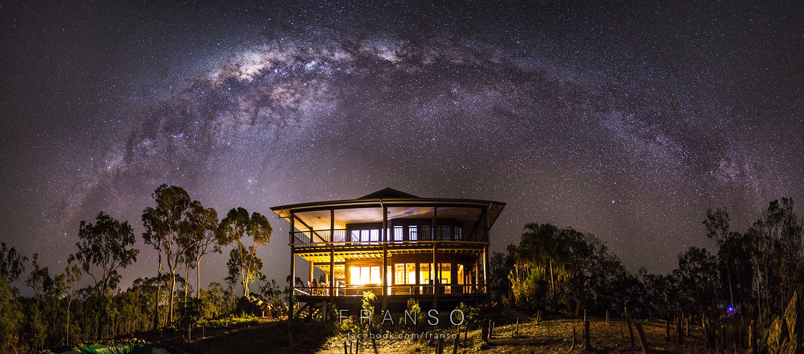 Starscape and Milkyway |  | Wooden House with Starscapes | Somewhere near Cairns